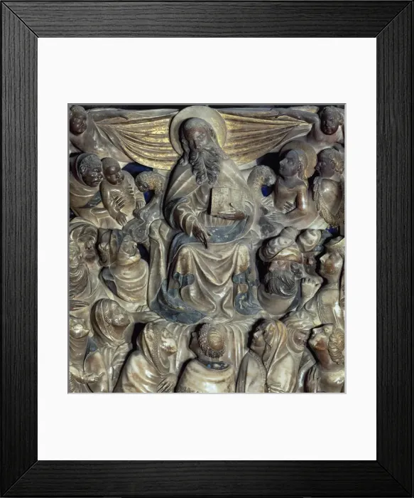 Framed Print : Pere Johan (1396-1458). Gothic sculptor. Preaching of St. Pe Framed Print : Pere Johan (1396-1458). Gothic sculptor. Preaching of St. Pe