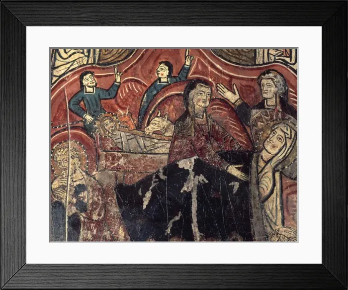 Framed Print : Romanesque. Spain. Aragon. Nativity. 2th century Framed Print : Romanesque. Spain. Aragon. Nativity. 2th century