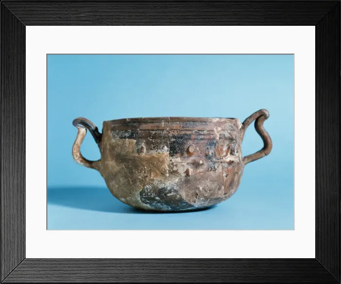 Framed Print : Roman art. Spain. 1st century. A. C. Vessel with handles Framed Print : Roman art. Spain. 1st century. A. C. Vessel with handles