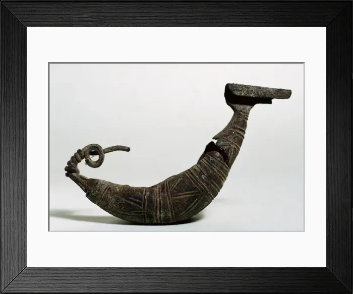 Framed Print : Roman Art. Spain. Ornamental bronze fibula. 1st- 2nd century Framed Print : Roman Art. Spain. Ornamental bronze fibula. 1st- 2nd century