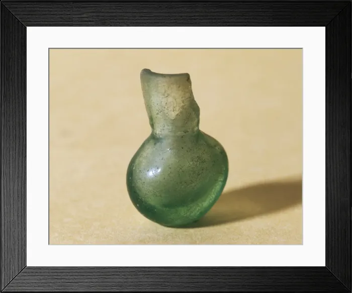 Framed Print : Visigothic Art. Spain. 6th-7th century. Glass container. Fro Framed Print : Visigothic Art. Spain. 6th-7th century. Glass container. Fro