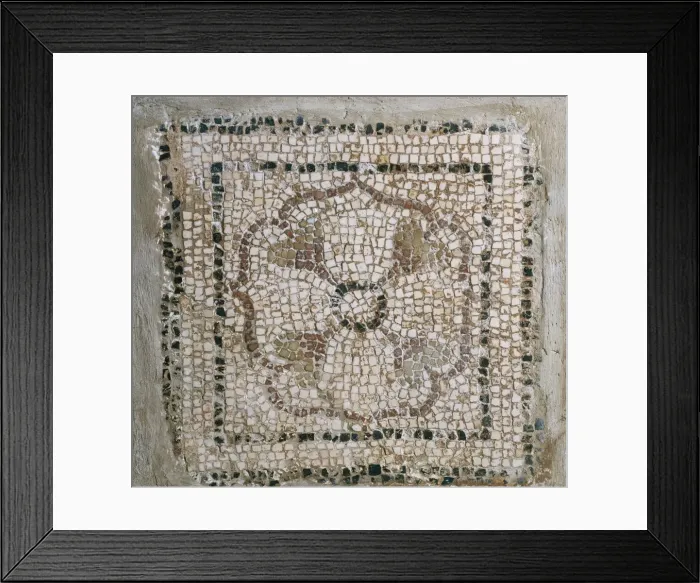 Framed Print : Roman art. Spain. 4th century AD. Mosaic Framed Print : Roman art. Spain. 4th century AD. Mosaic