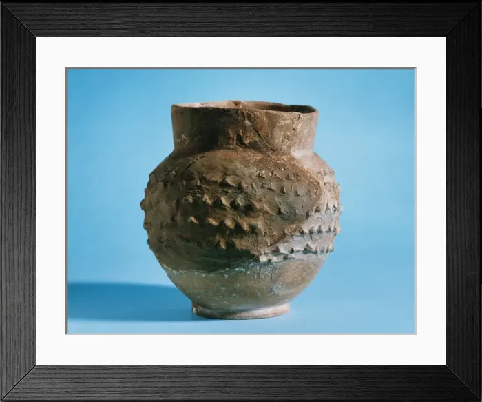 Framed Print : Roman Art. Spain. Terracota pot. From Osona. Episcopal Museu Framed Print : Roman Art. Spain. Terracota pot. From Osona. Episcopal Museu