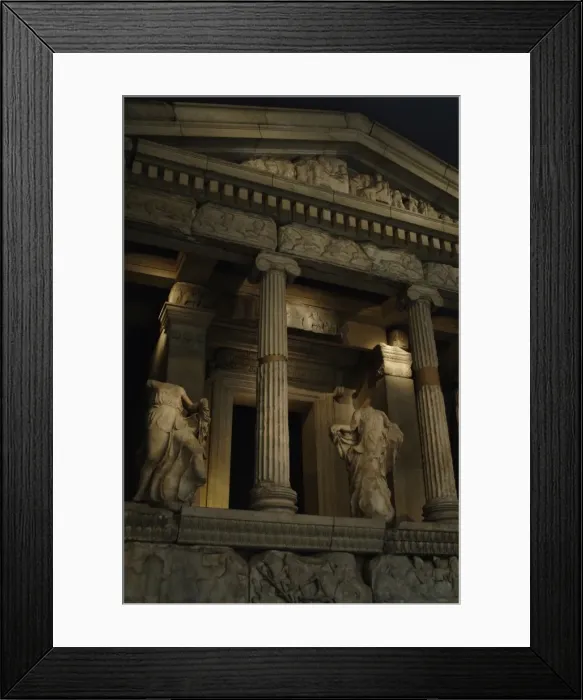 Framed Print : Neried Monument. Classical Period Lycia. Kinik, Antalya prov Framed Print : Neried Monument. Classical Period Lycia. Kinik, Antalya prov