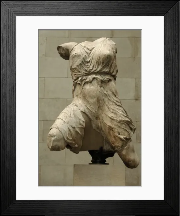 Framed Print : Greece. Athens. Parthenon West Pediment. Figure of Iris. Abo Framed Print : Greece. Athens. Parthenon West Pediment. Figure of Iris. Abo