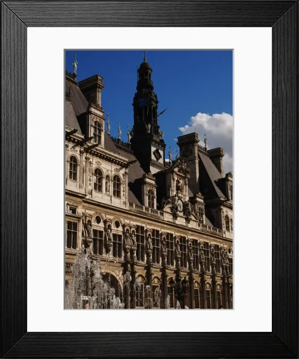 Framed Print : France. Paris. Hotel de Ville. Renaissance revival Framed Print : France. Paris. Hotel de Ville. Renaissance revival