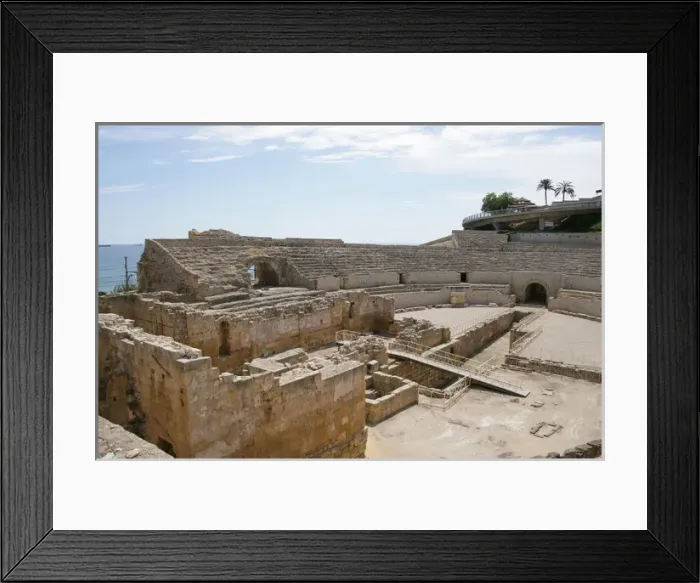 Framed Print : Spain. Tarragona. Roman Amphitheatre. 2nd century AD Framed Print : Spain. Tarragona. Roman Amphitheatre. 2nd century AD