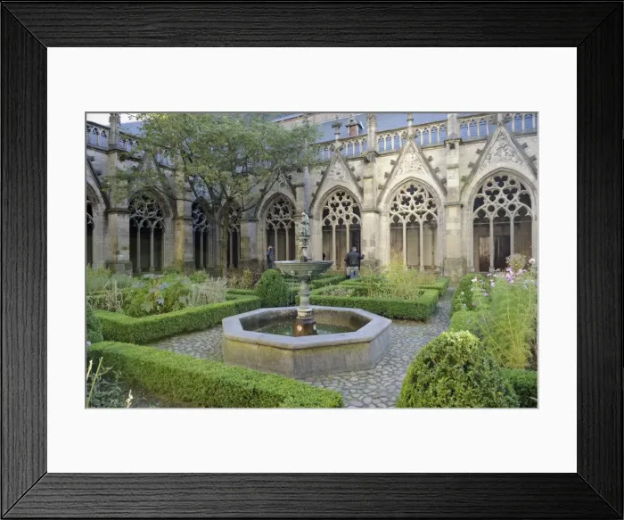 Framed Print : Netherlands. Utrecht. St. Martins Cathedral. Cloister, 15th Framed Print : Netherlands. Utrecht. St. Martins Cathedral. Cloister, 15th