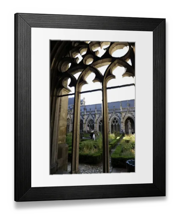 Framed Print : Netherlands. Utrecht. St. Martins Cathedral. Cloister, 15th Framed Print : Netherlands. Utrecht. St. Martins Cathedral. Cloister, 15th