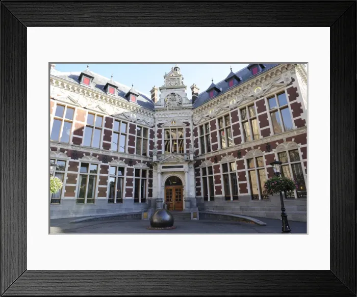 Framed Print : Netherlands. Utrecht. Old building of the University. Academ Framed Print : Netherlands. Utrecht. Old building of the University. Academ