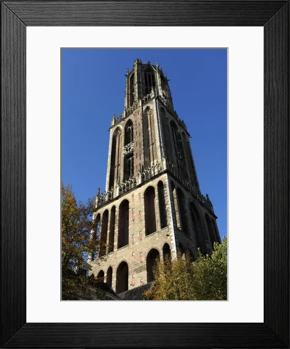 Framed Print : Netherlands. Utrecht. St. Martins Cathedral. Dom Tower. 14t Framed Print : Netherlands. Utrecht. St. Martins Cathedral. Dom Tower. 14t