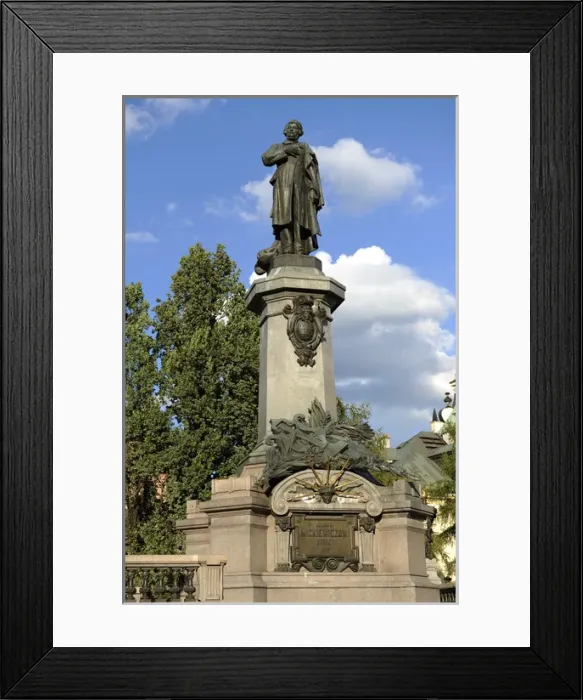 Framed Print : Adam Bernard Micki (1798-1855). Polish writer and political Framed Print : Adam Bernard Micki (1798-1855). Polish writer and political