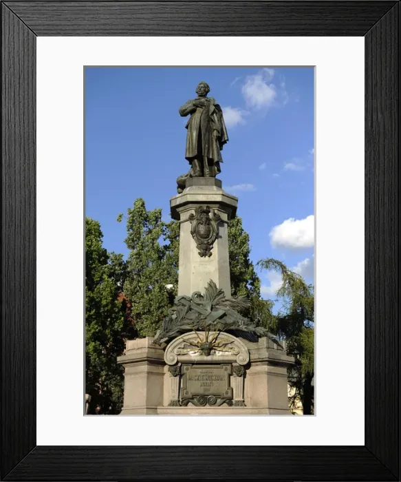 Framed Print : Adam Bernard Micki (1798-1855). Polish writer and political Framed Print : Adam Bernard Micki (1798-1855). Polish writer and political