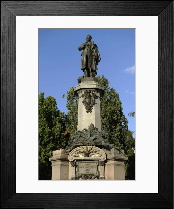 Framed Print : Adam Bernard Micki (1798-1855). Polish writer and political Framed Print : Adam Bernard Micki (1798-1855). Polish writer and political