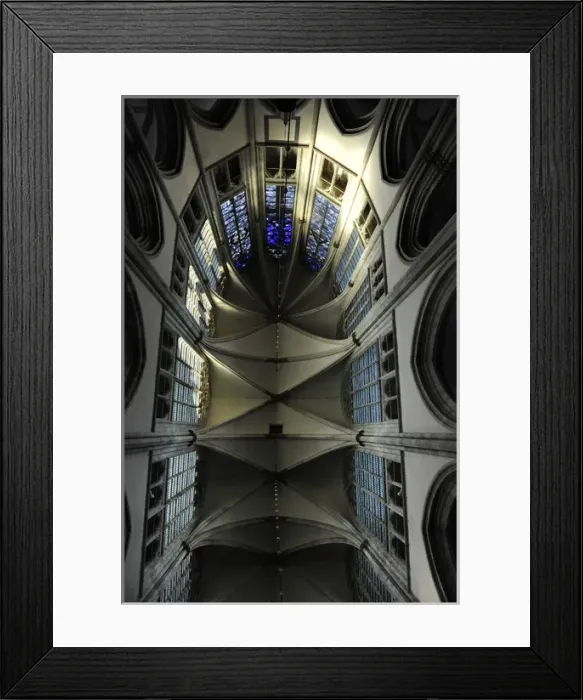 Framed Print : Netherlands. Utrecht. St. Martins Cathedral. Gothic. Interi Framed Print : Netherlands. Utrecht. St. Martins Cathedral. Gothic. Interi