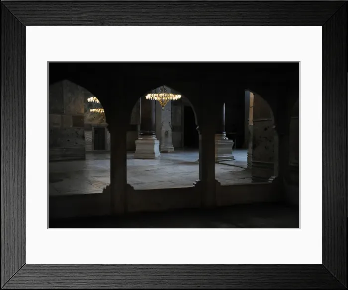 Framed Print : Hagia Sophia. Tribune of the singers. Istanbul Framed Print : Hagia Sophia. Tribune of the singers. Istanbul