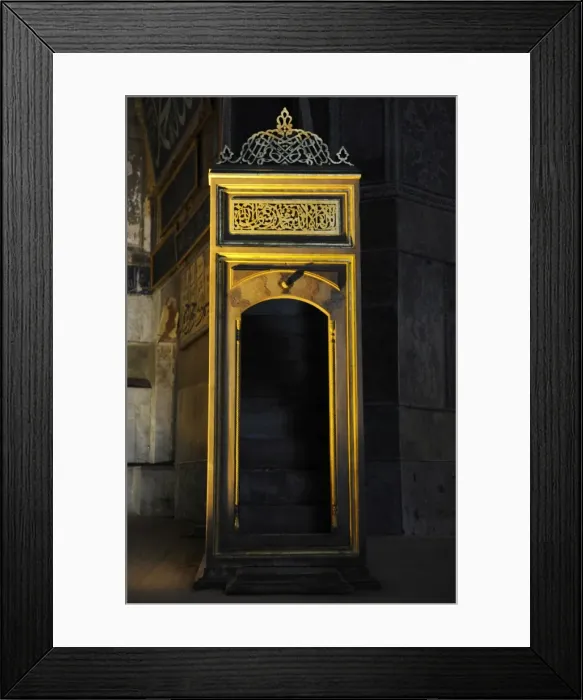 Framed Print : Minbar of Hagia Sophia. Istanbul Framed Print : Minbar of Hagia Sophia. Istanbul