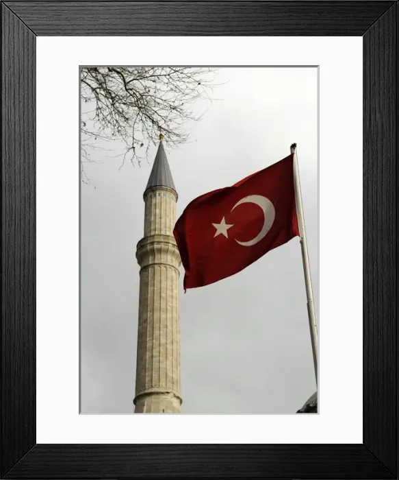 Framed Print : Turkeys flag Framed Print : Turkeys flag