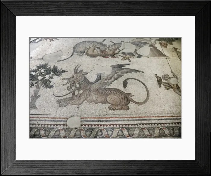 Framed Print : Mosaic of the Great Palace Mosaic Museum. Istanbul Framed Print : Mosaic of the Great Palace Mosaic Museum. Istanbul