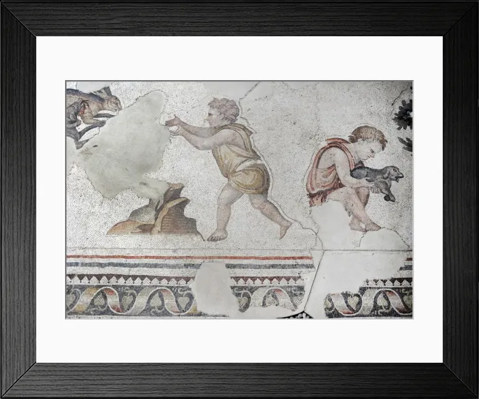 Framed Print : Mosaic of the Great Palace Mosaic Museum. Istanbul Framed Print : Mosaic of the Great Palace Mosaic Museum. Istanbul