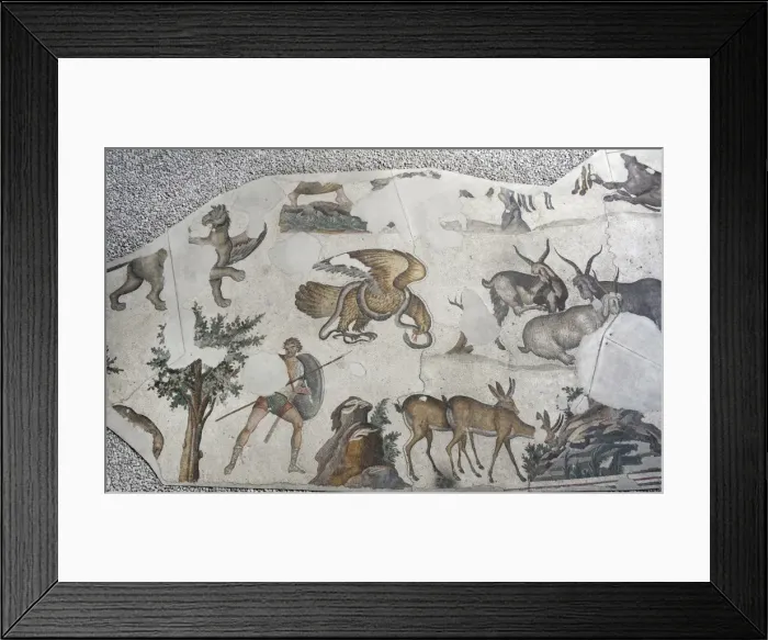 Framed Print : Mosaic of the Great Palace Mosaic Museum. Istanbul Framed Print : Mosaic of the Great Palace Mosaic Museum. Istanbul