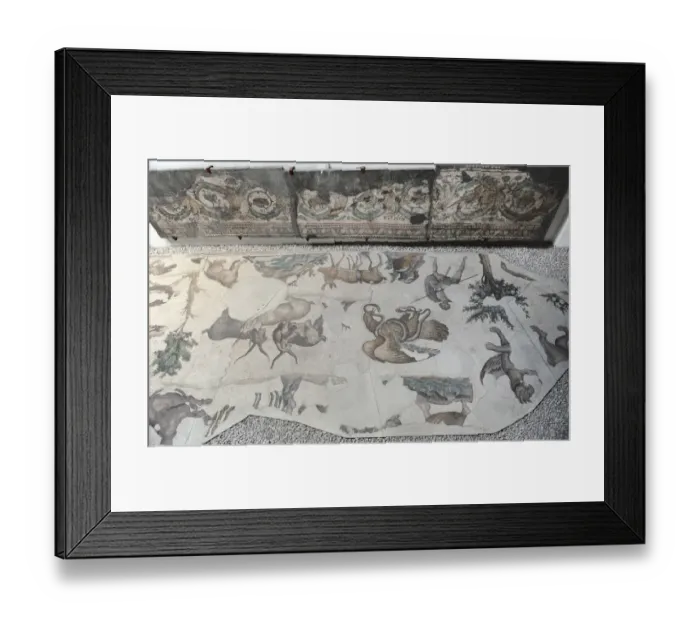 Framed Print : Mosaic of the Great Palace Mosaic Museum. Istanbul Framed Print : Mosaic of the Great Palace Mosaic Museum. Istanbul