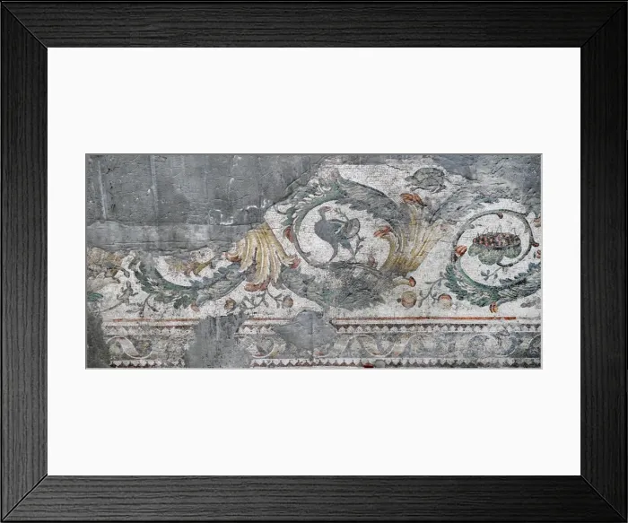 Framed Print : Great Palace Mosaic Museum. Byzantine style. Istanbul. Turke Framed Print : Great Palace Mosaic Museum. Byzantine style. Istanbul. Turke