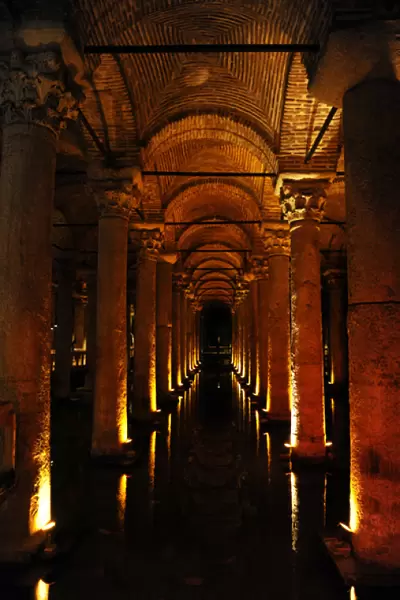 Basilica Cistern. 6th century. Istanbul. Turkey