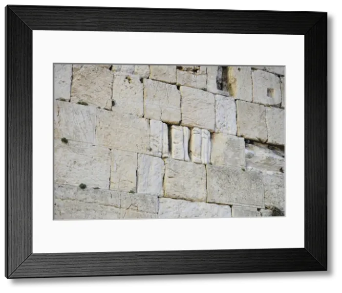 Framed Print : Israel. Jerusalem. Western Wall. Detail Framed Print : Israel. Jerusalem. Western Wall. Detail