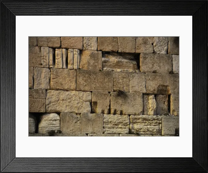 Framed Print : Israel. Jerusalem. Western Wall. Detail Framed Print : Israel. Jerusalem. Western Wall. Detail