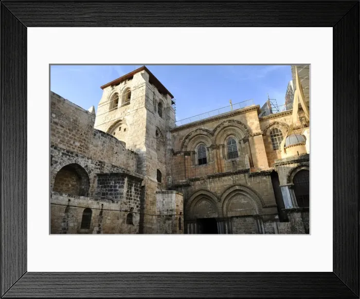 Framed Print : Israel. Jerusalem. Basilica of the Holy Sepulchre. Crusader Framed Print : Israel. Jerusalem. Basilica of the Holy Sepulchre. Crusader