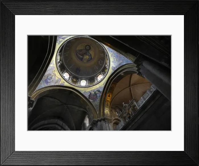Framed Print : Israel. Jerusalem. Basilica of the Holy Sepulchre. Mosaic of Framed Print : Israel. Jerusalem. Basilica of the Holy Sepulchre. Mosaic of