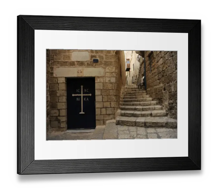 Framed Print : Israel. Jaffa. A street. Old town Framed Print : Israel. Jaffa. A street. Old town
