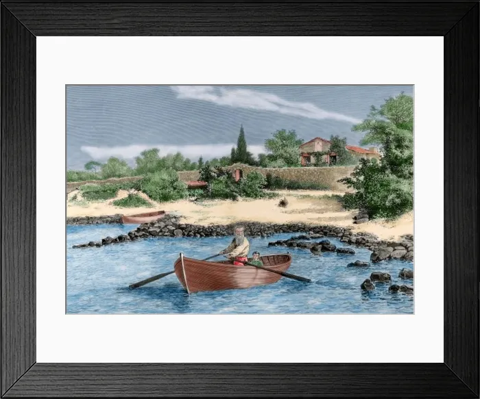 Framed Print : Jean-Baptiste Alphonse Karr (1808 A?o??n? 1890). French cr Framed Print : Jean-Baptiste Alphonse Karr (1808 A?o??n? 1890). French cr