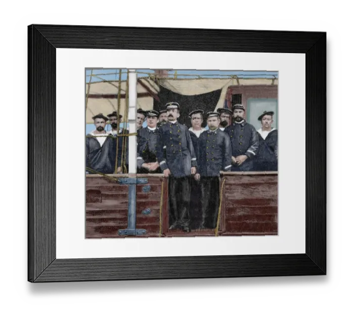 Framed Print : Pierre Loti, pseudonym of Julien Viaud (1850-1923). French n Framed Print : Pierre Loti, pseudonym of Julien Viaud (1850-1923). French n