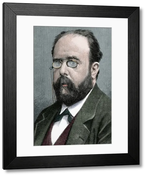 Framed Print : Teodoro Llorente Olivares (1836-1911). Spanish writer. Engr Framed Print : Teodoro Llorente Olivares (1836-1911). Spanish writer. Engr