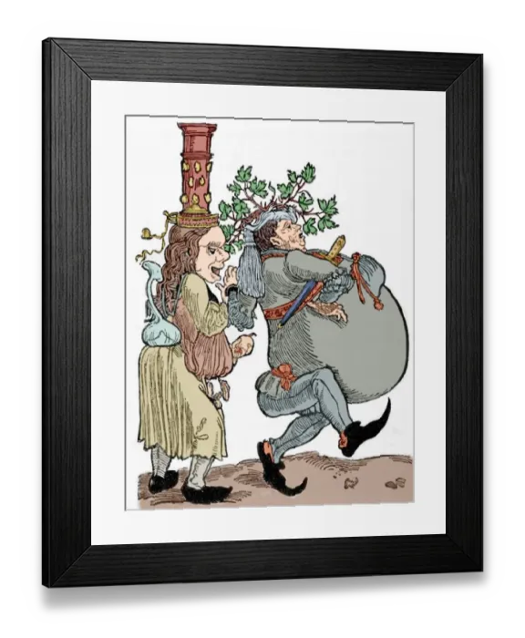 Framed Print : Martin Luther (1483-1546) and his wife Katharina von Bora (1 Framed Print : Martin Luther (1483-1546) and his wife Katharina von Bora (1