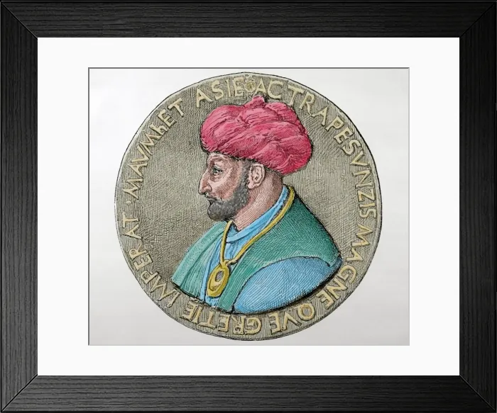Framed Print : Mehmet III (1429-Istanbul, 1481). Turkish Ottoman Sultan. Co Framed Print : Mehmet III (1429-Istanbul, 1481). Turkish Ottoman Sultan. Co