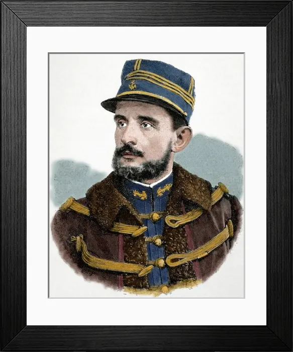 Framed Print : General Jean-Baptiste Marchand (1863 A?o??n? 1934) French Framed Print : General Jean-Baptiste Marchand (1863 A?o??n? 1934) French