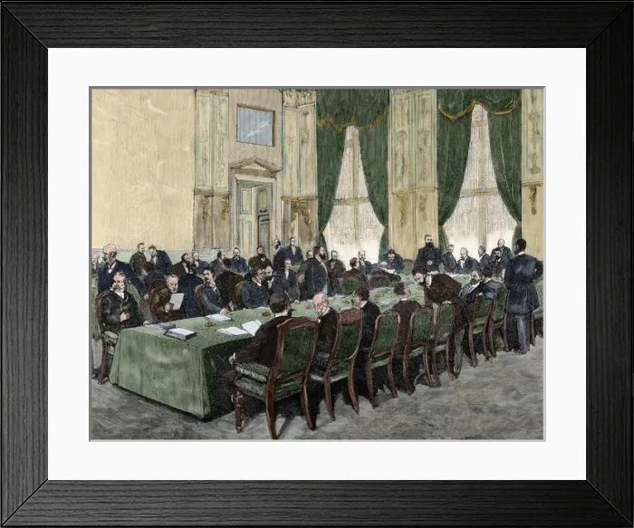 Framed Print : Session of the International Labor Conference. Berlin, Germa Framed Print : Session of the International Labor Conference. Berlin, Germa