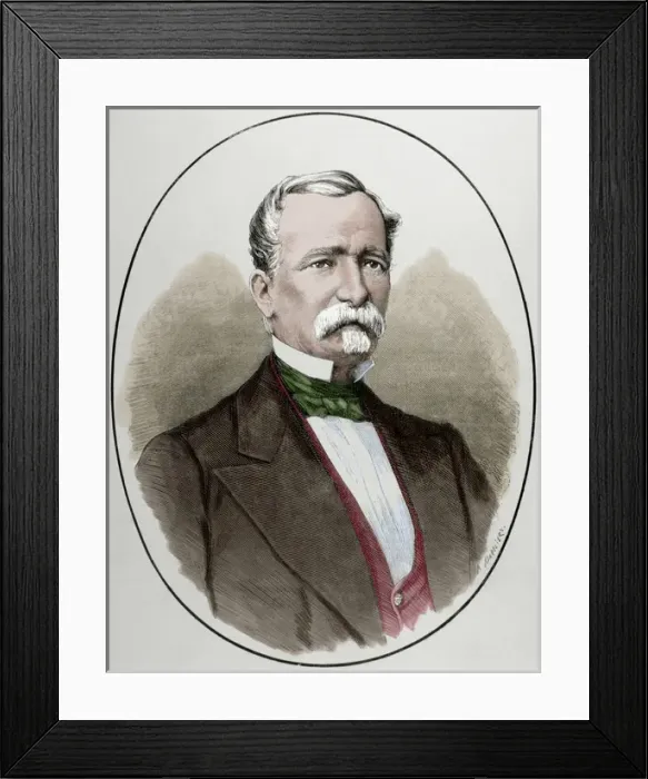Framed Print : Luis Mayans y Enriquez de Navarra (1805-1880). Spanish noble Framed Print : Luis Mayans y Enriquez de Navarra (1805-1880). Spanish noble