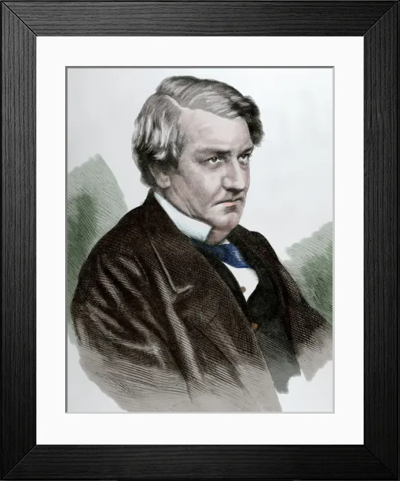 Framed Print : Richard Southwell Bourke (1822 -1872). Member of the British Framed Print : Richard Southwell Bourke (1822 -1872). Member of the British