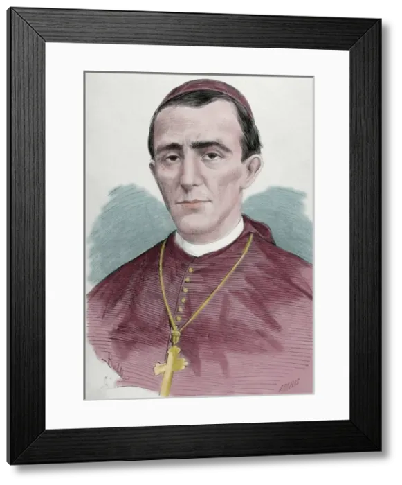 Framed Print : Narciso y Martinez Izquierdo (1831-1886). Spanish prelate an Framed Print : Narciso y Martinez Izquierdo (1831-1886). Spanish prelate an