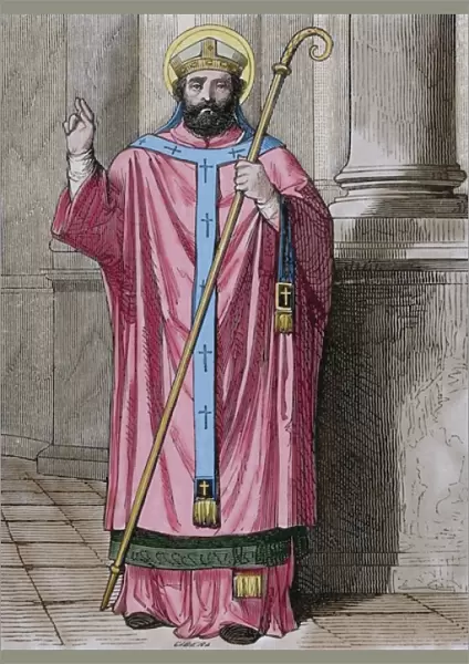 Maximus the Confessor (580-662). Christian monk, theologian