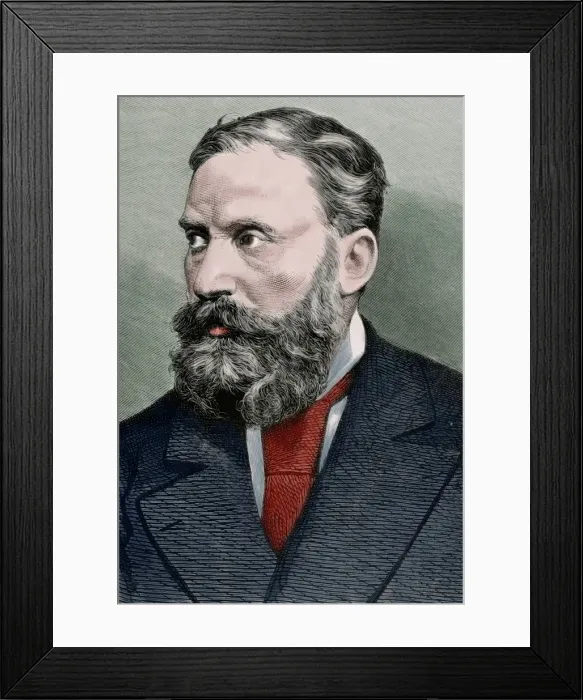 Framed Print : Luis Matos de Potestad (b. 1828). Marquis of Heredia and Spi Framed Print : Luis Matos de Potestad (b. 1828). Marquis of Heredia and Spi