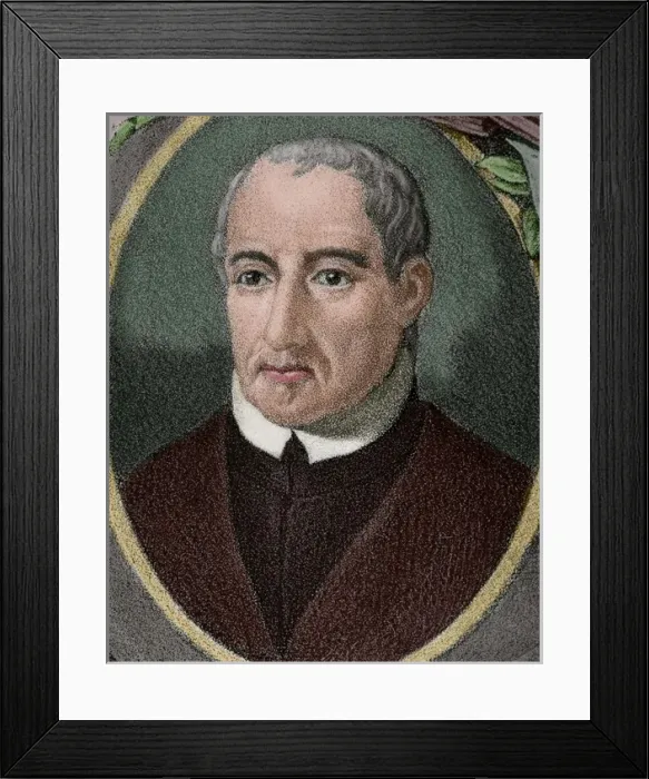 Framed Print : Gonzalo de Cespedes Meneses (1585-1638). Spanish writer. Col Framed Print : Gonzalo de Cespedes Meneses (1585-1638). Spanish writer. Col