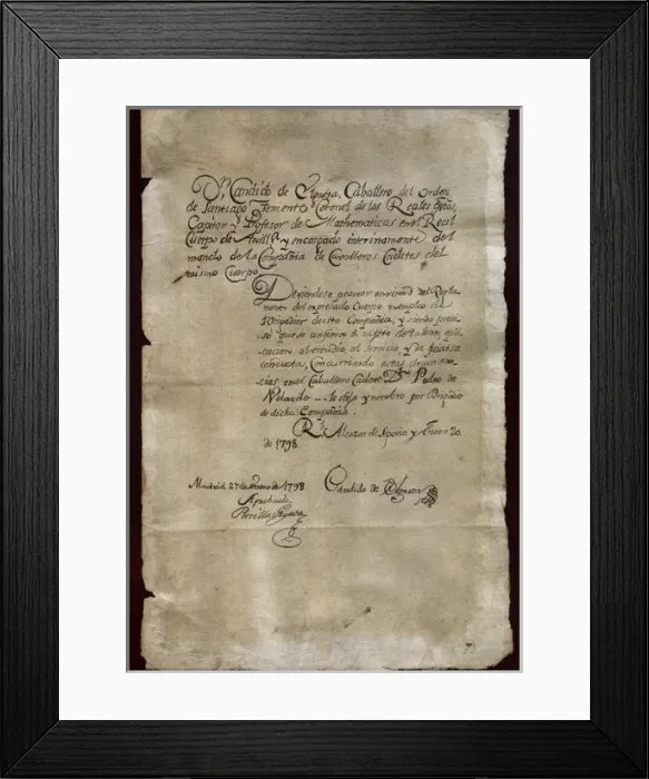 Framed Print : Pedro Velarde y Santillan (1779-1808). Spanish captain. Vela Framed Print : Pedro Velarde y Santillan (1779-1808). Spanish captain. Vela