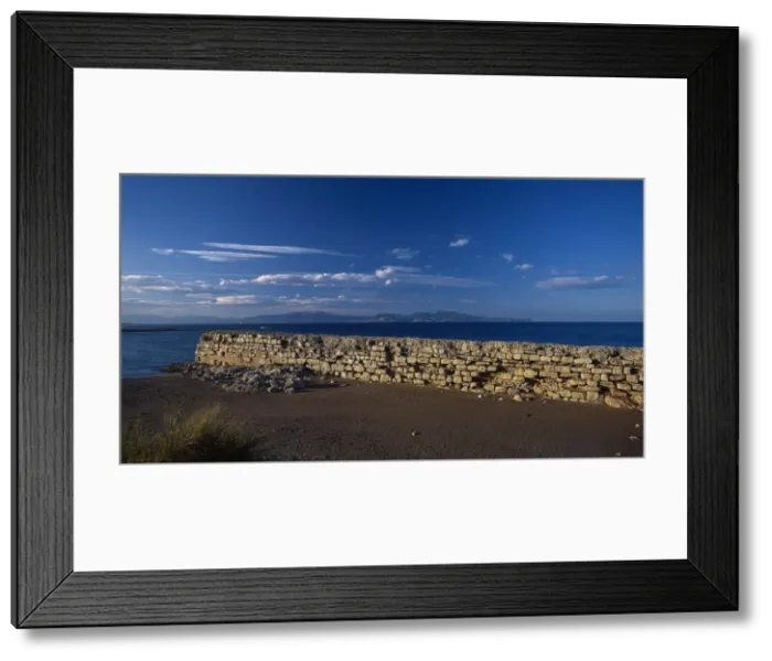 Framed Print : Spain. Catalonia. Empuries. Greek Jetty. 2nd-1st century B. C Framed Print : Spain. Catalonia. Empuries. Greek Jetty. 2nd-1st century B. C