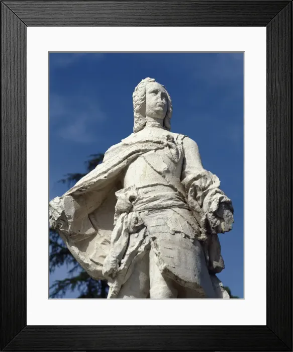 Framed Print : Ferdinand VI of Spain (1713-1759). Statue. Spain Framed Print : Ferdinand VI of Spain (1713-1759). Statue. Spain