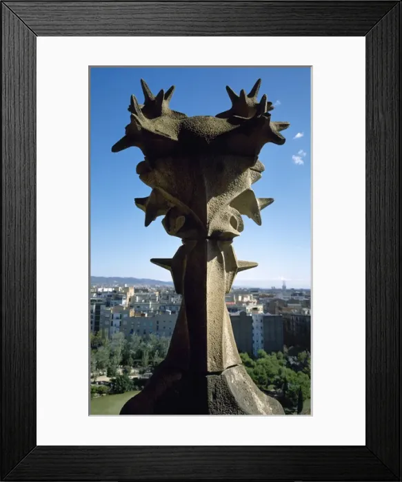 Framed Print : Spain. Basilica and Expiatory Church of the Holy Family by A Framed Print : Spain. Basilica and Expiatory Church of the Holy Family by A